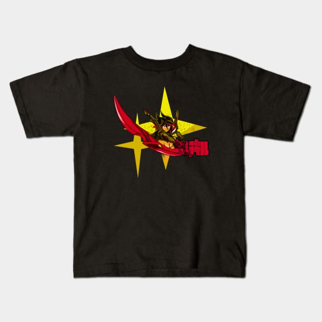 Ryuko Matoi Kids T-Shirt by AlexRoivas